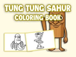 Tung Tung Sahur Coloring Book